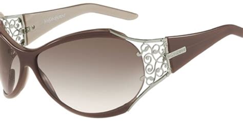 Yves Saint Laurent YSL 6142 SYY/5E Sunglasses in Brown 